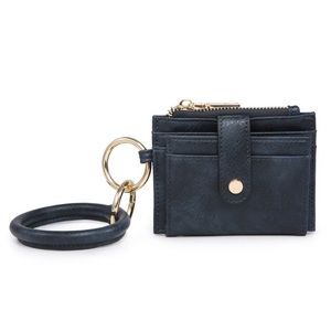 Jen & Co Sammie Wallet with O-ring- Navy